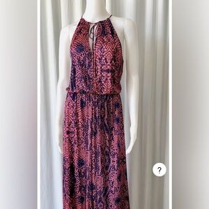PARKER jersey halter maxi dress-size xs